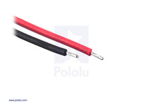 Unterminated ends of the single-ended 2-pin JST SH-Style Cable.