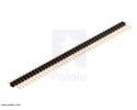Thumbnail image for 0.100" (2.54 mm) Breakaway Male Header: 1×40-Pin, Straight, Black