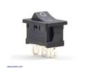 Thumbnail image for Rocker Switch: 3-Pin, SPDT, 10A